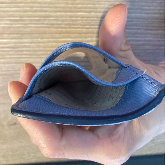 Ralph Lauren blue leather wallet cards - Picture 3 of 7